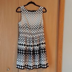 Geometric Print Dress